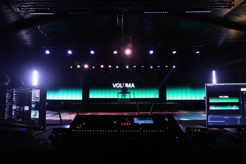 El escenario antes de la función