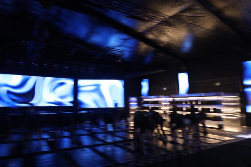 La sala desde atrás